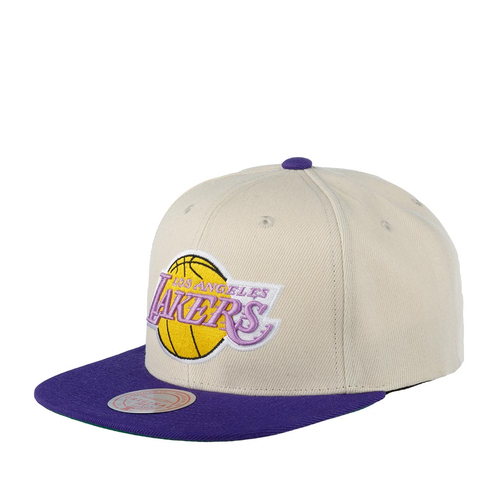 Men's Mitchell & Ness NBA 35Th Side Snapback Hwc Lakers - Off White