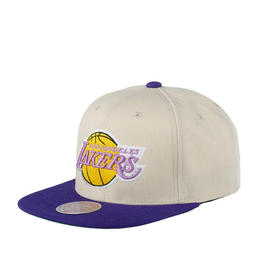 Men's Mitchell & Ness NBA 35Th Side Snapback Hwc Lakers - Off White