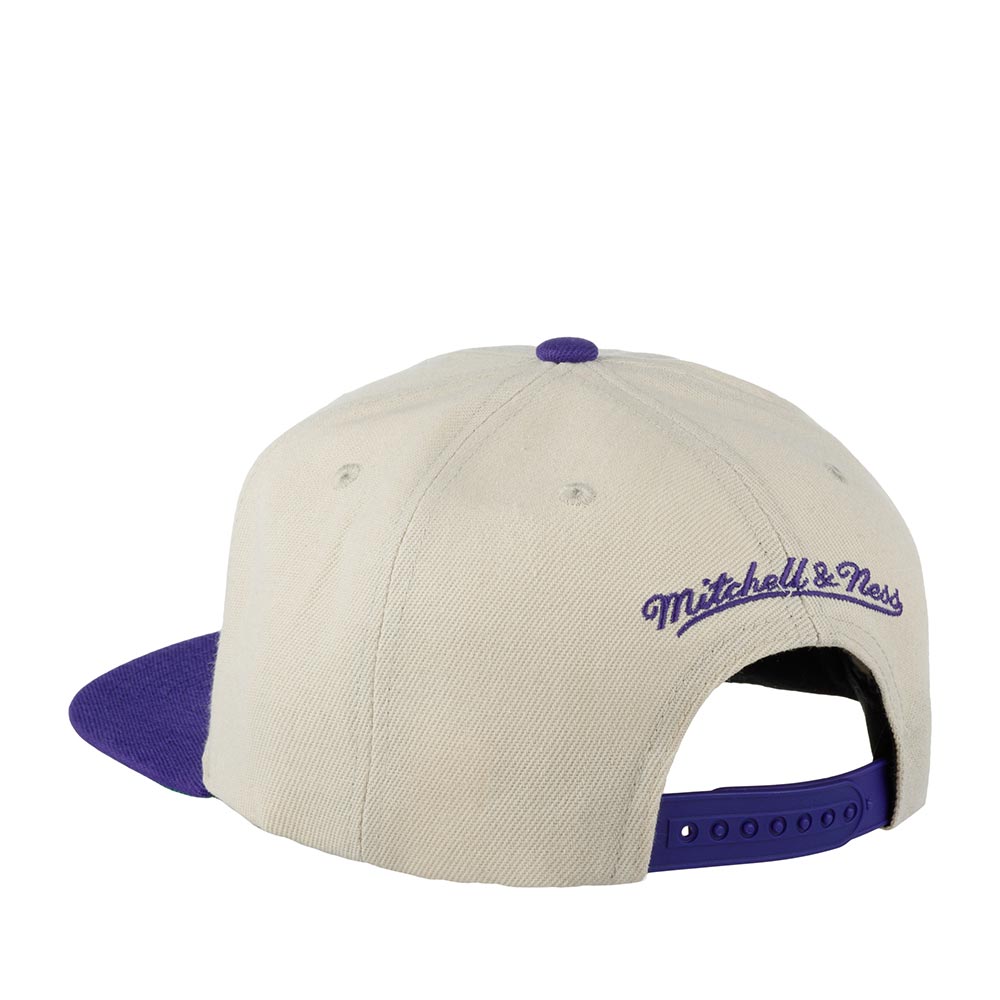 Men's Mitchell & Ness NBA 35Th Side Snapback Hwc Lakers - Off White