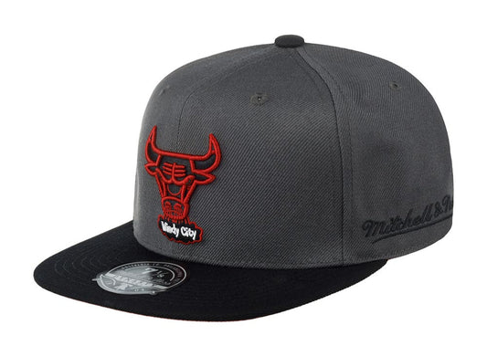 Men's Mitchell & Ness NBA Born And Bred Fitted Hwc Bulls