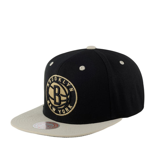 Men's Mitchell & Ness NBA Pin Drop Snapback Nets - Black