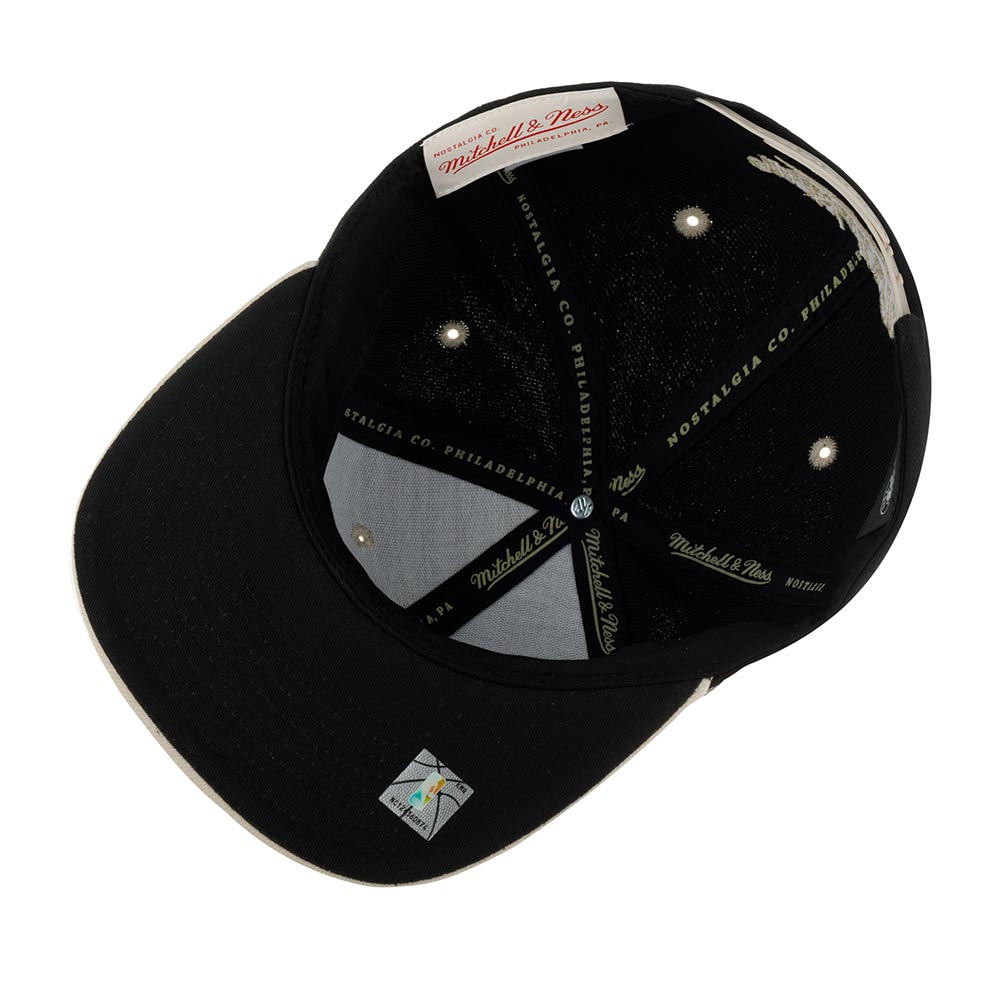 Men's Mitchell & Ness NBA Pin Drop Snapback Nets - Black