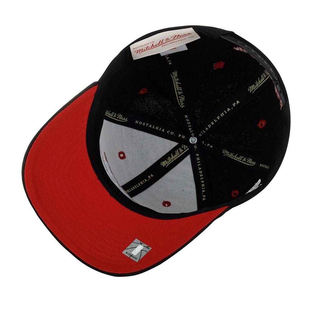 Men's Mitchell & Ness NBA Team Lofi Pro Snapback Bulls - Black