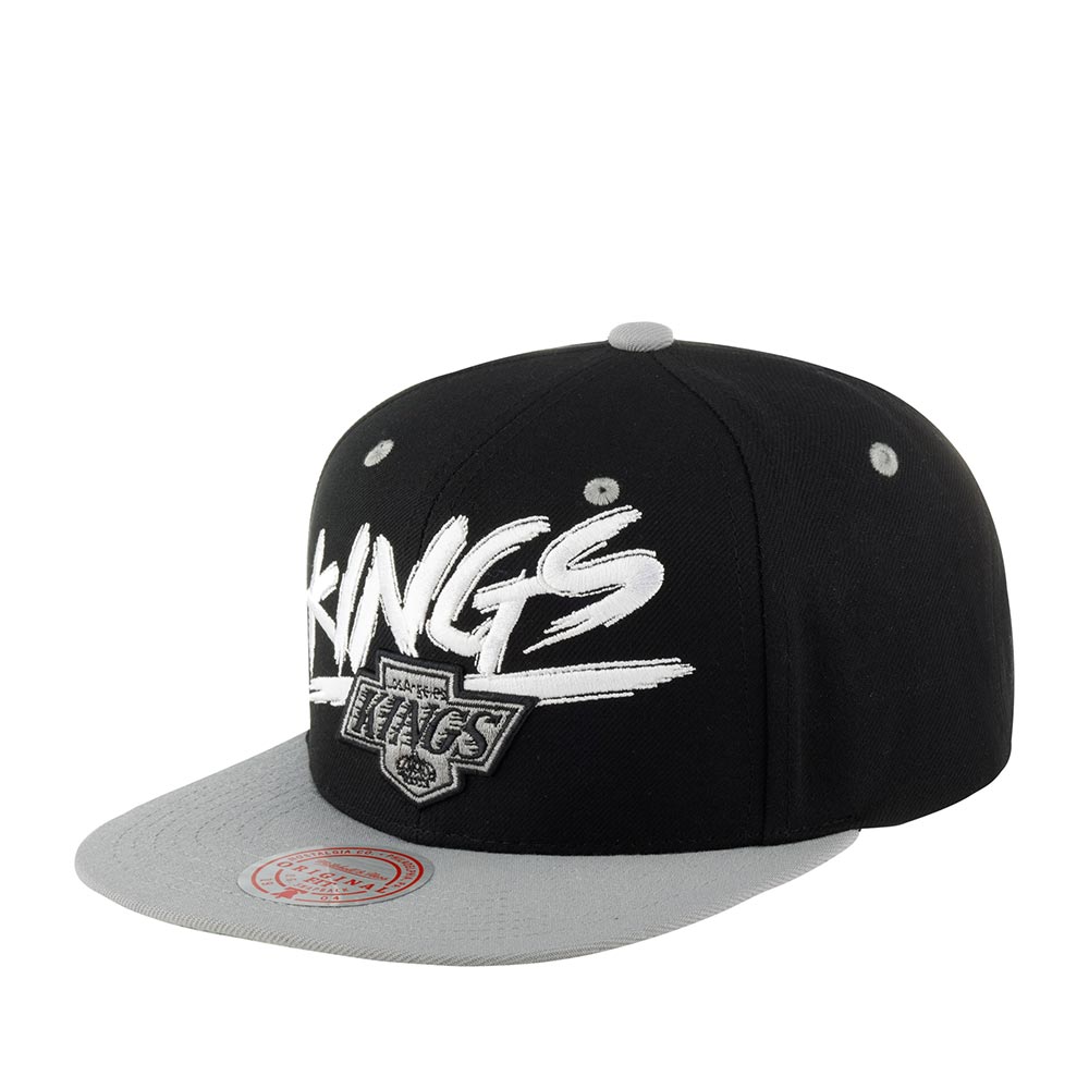 Men's Mitchell & Ness Nhl Transcript Snapback Vntg Kings - Black-Grey