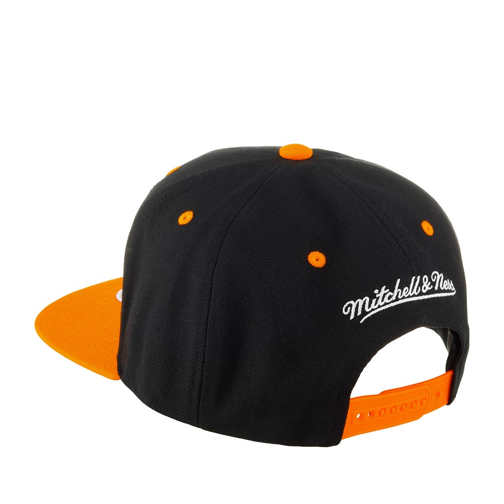 Men's Mitchell & Ness Nhl Transcript Snapback Ducks - Black-Orange