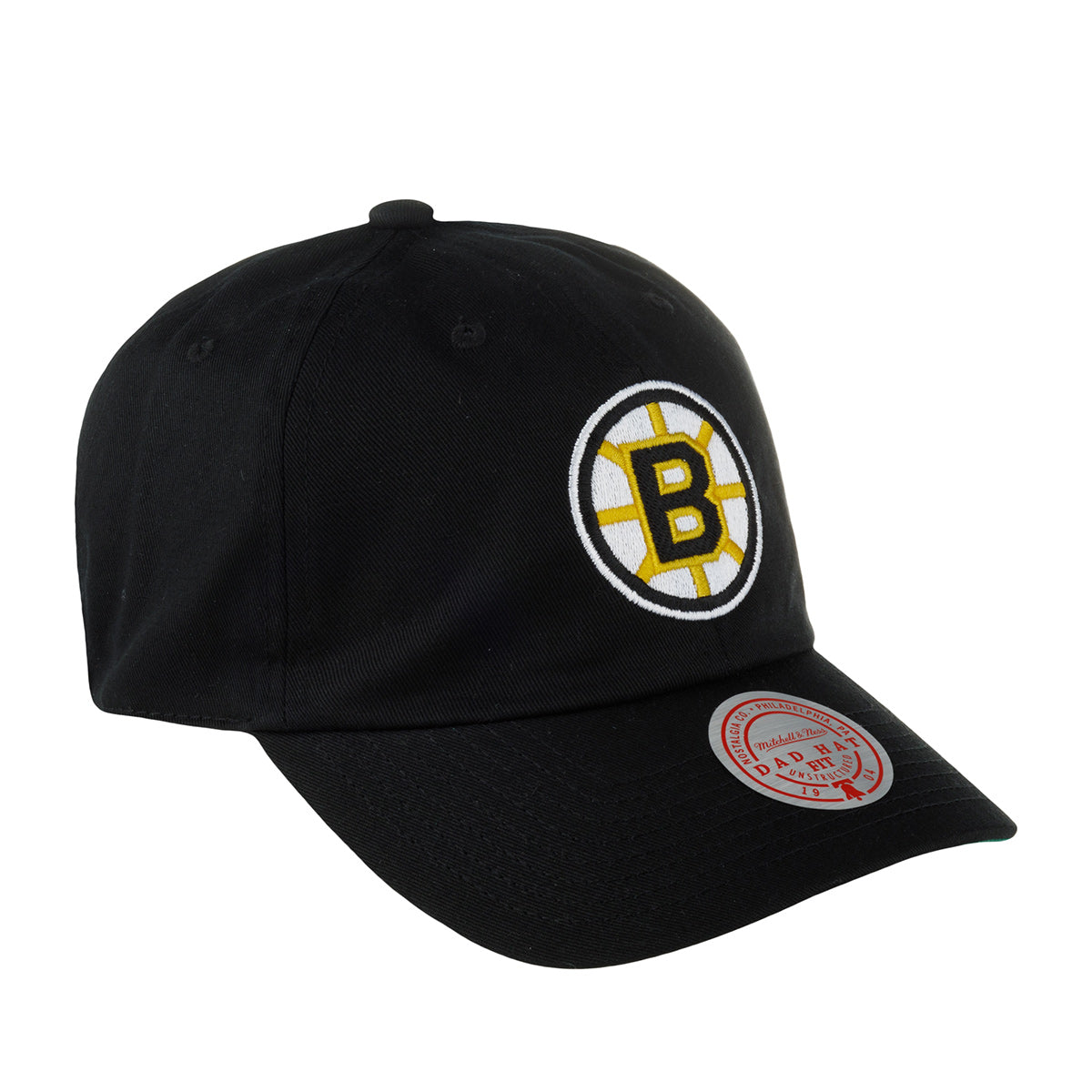 Mitchell & Ness Men's NHL Team Ground 2.0 Dad Strapback Bruins Hats