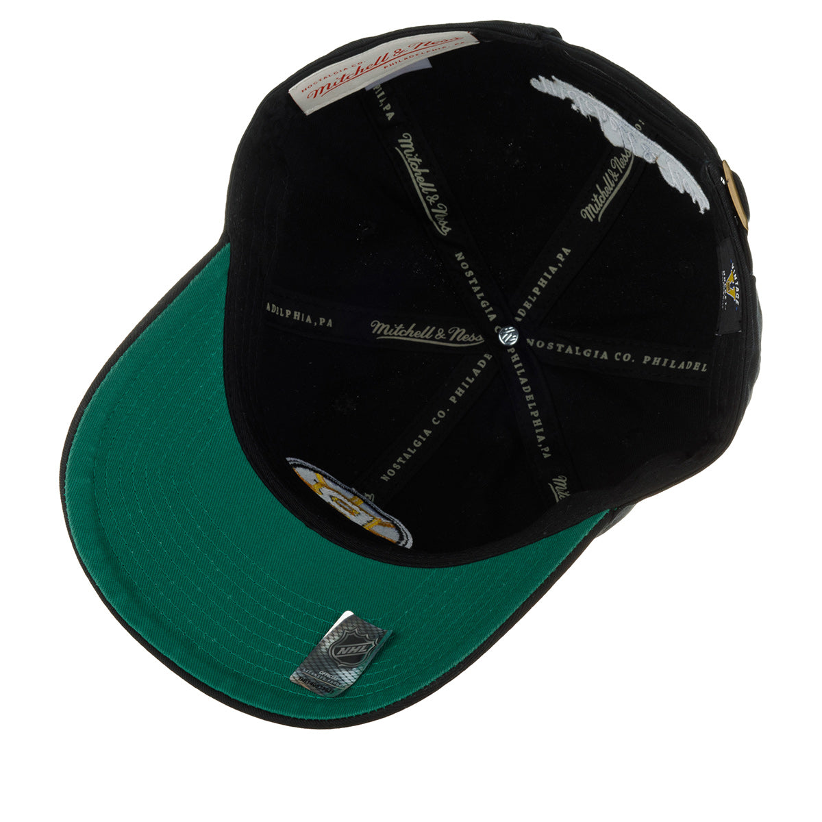 Mitchell & Ness Men's NHL Team Ground 2.0 Dad Strapback Bruins Hats
