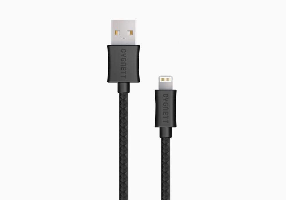 Cygnett Source Lightning to Usb Braided Cable (2m/6.5') - Black
