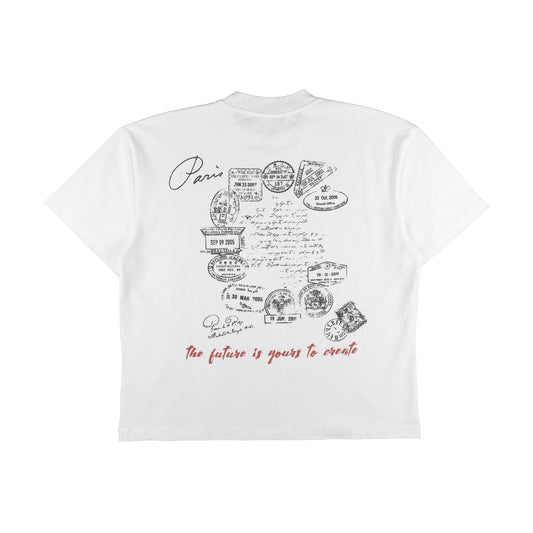 Compliments Future Is Yours White Vintage Shirt