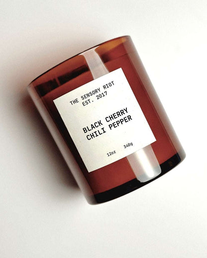 Black Cherry Chili Pepper Candle-
