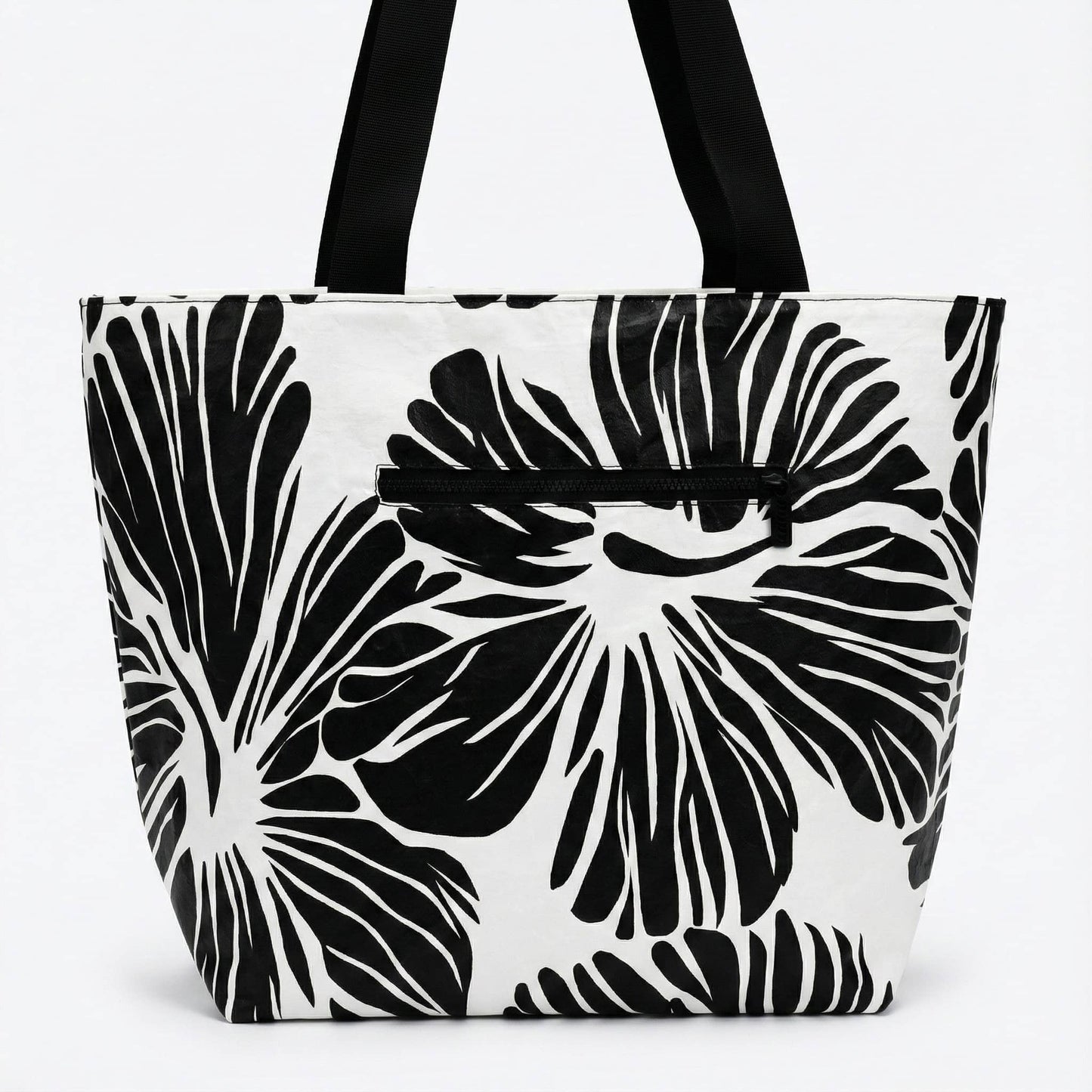 WHT BLK HIBISCUS-