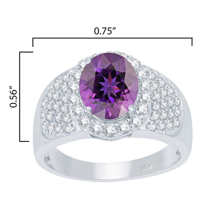 Purple, White-