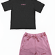 BLACK WASH/PINK