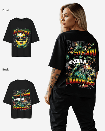 G West Womens Hold Steady Premium Oversized Tee