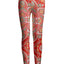 Red and Multicolor Paisley Motif