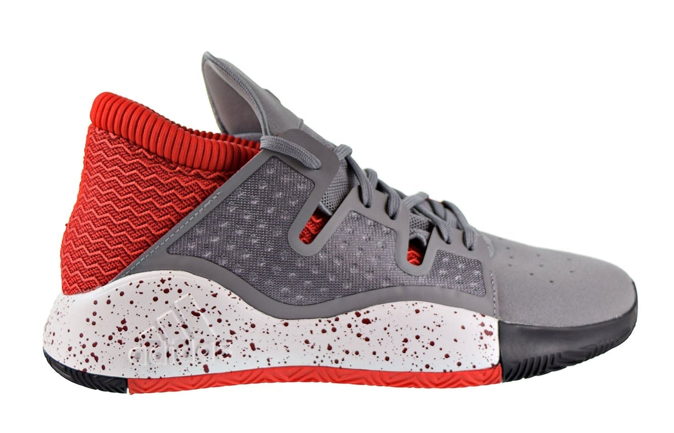 [g27754] Mens Adidas Pro Vision 'grey Collegiate Burgundy'