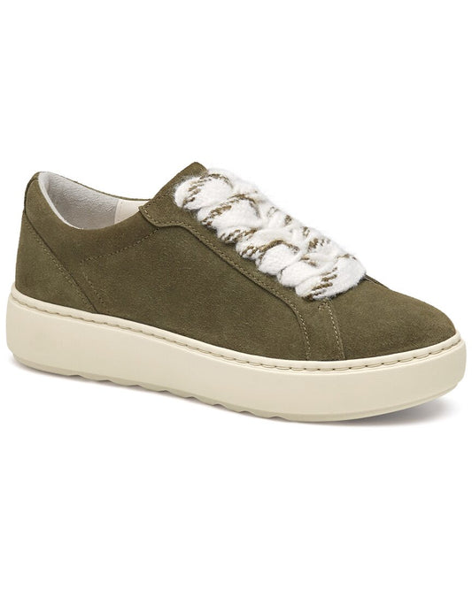 OLIVE SUEDE-