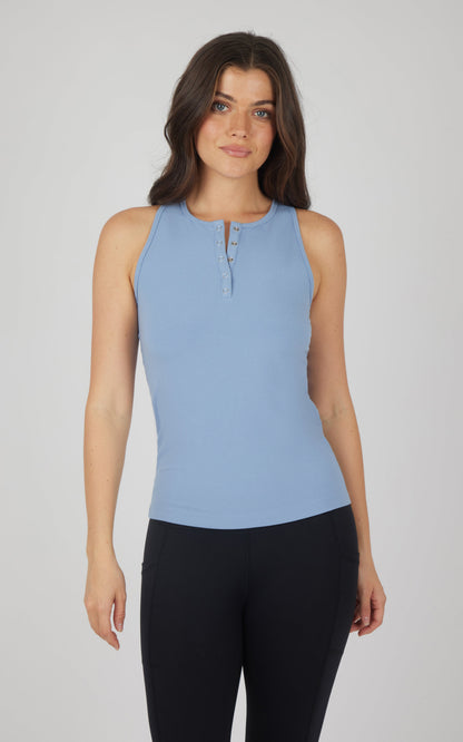 Heavenly Rib Henley Tank