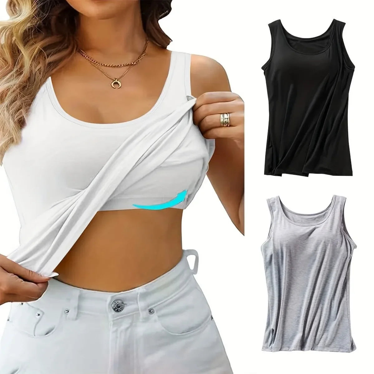 3-Pack(Black,White,Grey)-