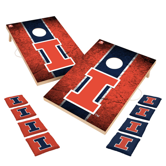 Illinois Fighting Illini 2x3 Solid Wood Cornhole Game