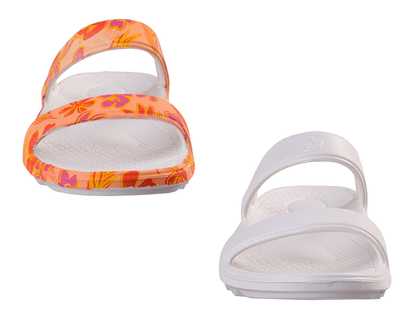 Pink Floral/ White -