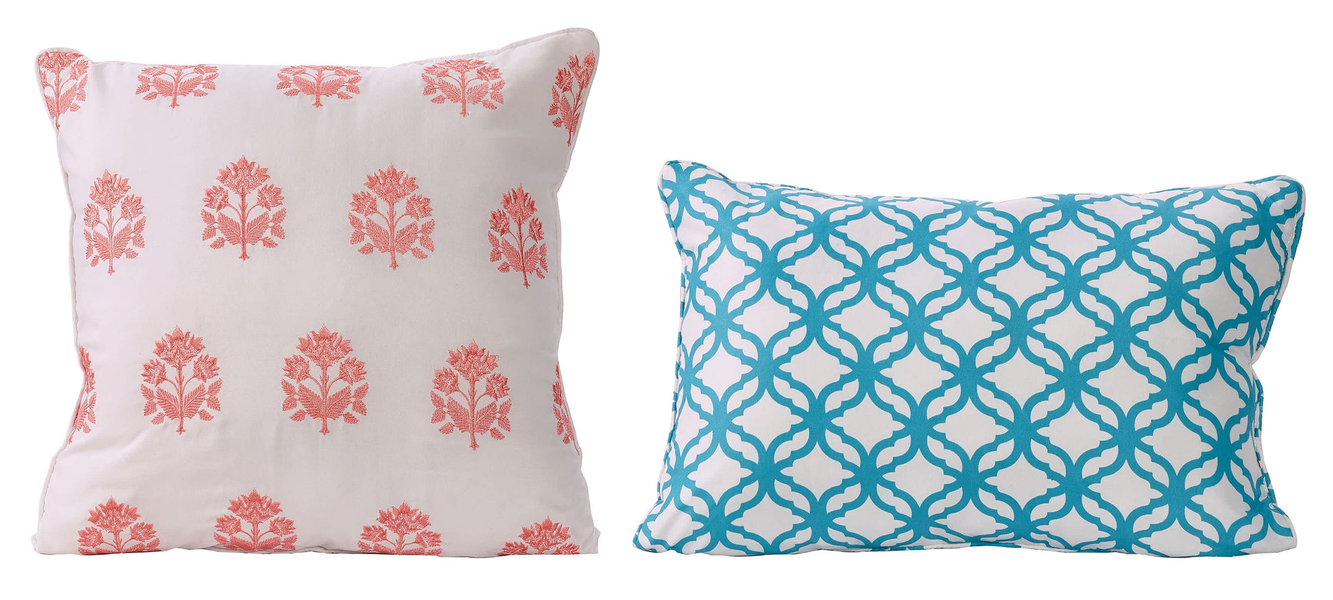 Blue/Coral-
