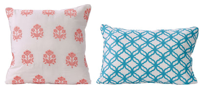 Blue/Coral-