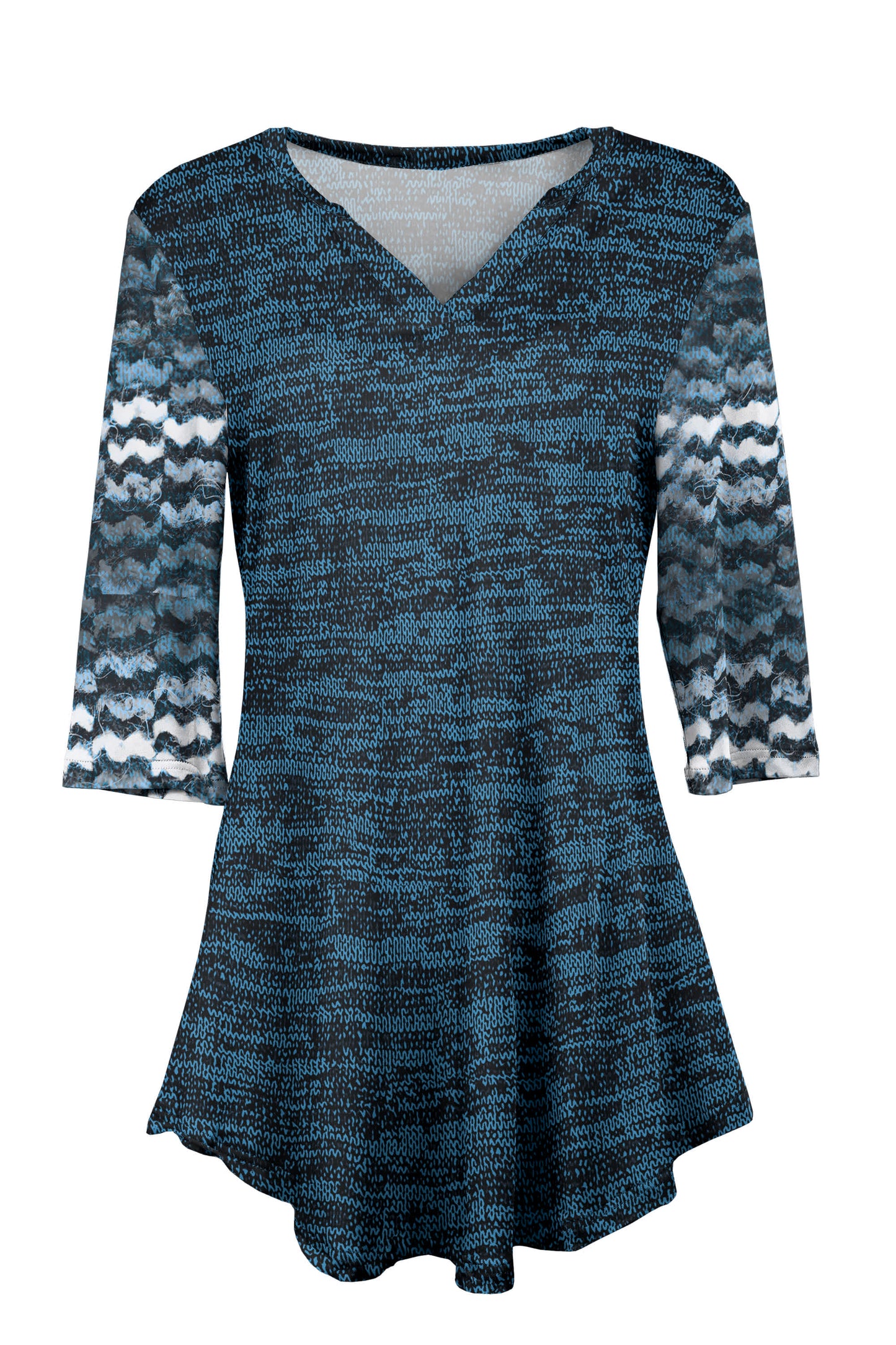 Blue White Tribal Texture-