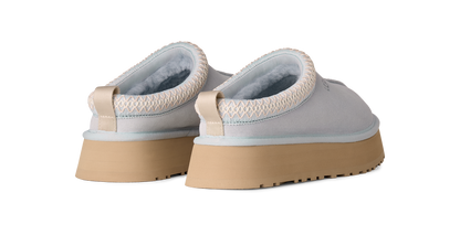 UGG Tazz II Womens Platform Clogs — Sky Blue Suede