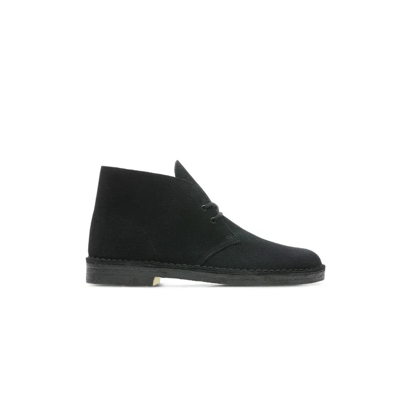 Clarks Originals Desert Boot Men's Chukka Boots — Black Suede