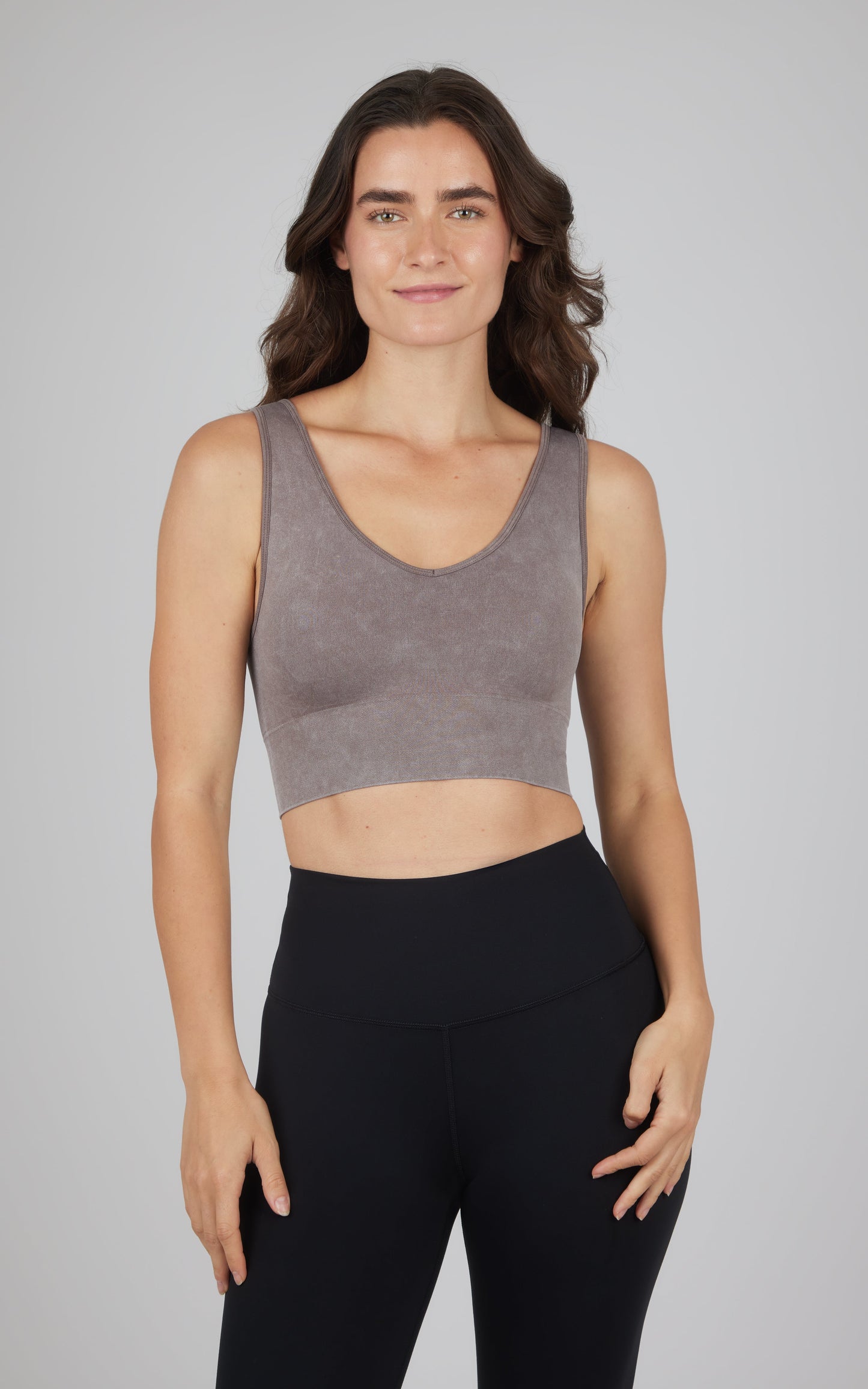 2 PK Stone Wash Bra Tank