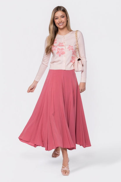 Gabrielle Cardigan (Light Pink)