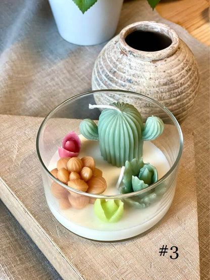 Garden Escape candle with botanical scent