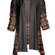 Brown Black Plaid Mix