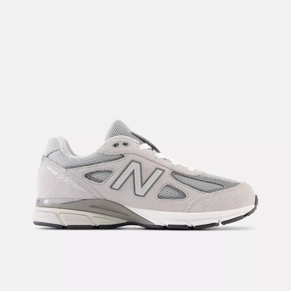 New Balance Grade School 990 V4 Kool Grey