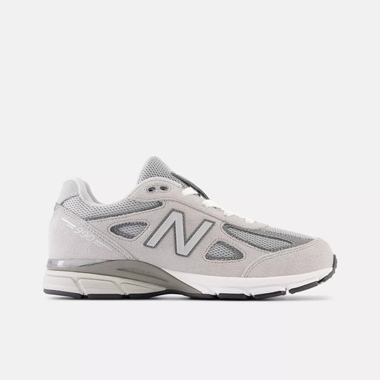 New Balance Grade School 990 V4 Kool Grey