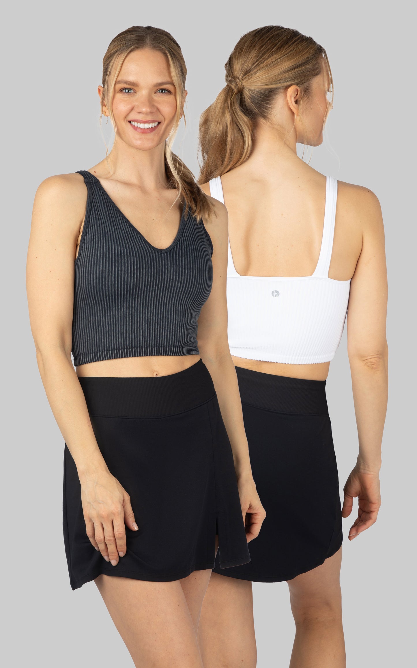 2 PK Stone Wash V-Neck Tank - Our Stone Story