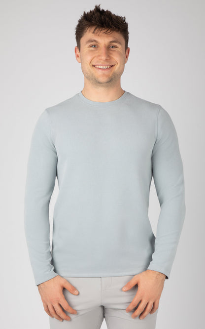 Mens Supreme Hyperlite Waffle Long Sleeve Crew Neck Shirt