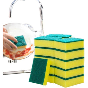 10-Pack Leo Rosi Kitchen Dish Sponges (Green)