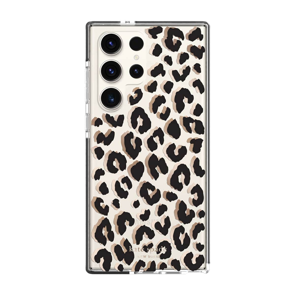 Kate Spade New York Defensive Hardshell Case Compatible with Samsung Galaxy S23 Ultra - Black