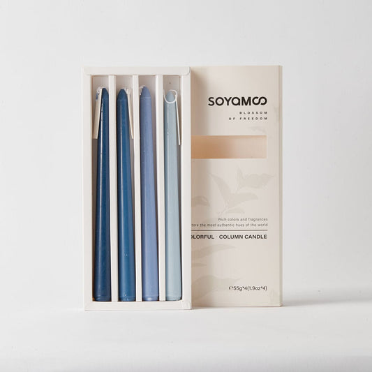 SOYAMOO Fresh Spring Ombre Taper Candles
