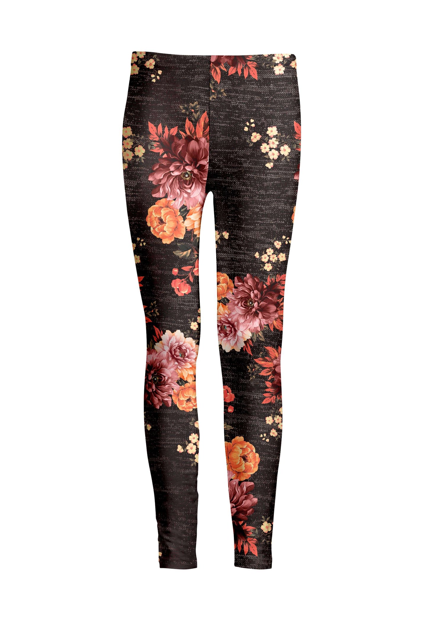 Mauve Brown Floral-