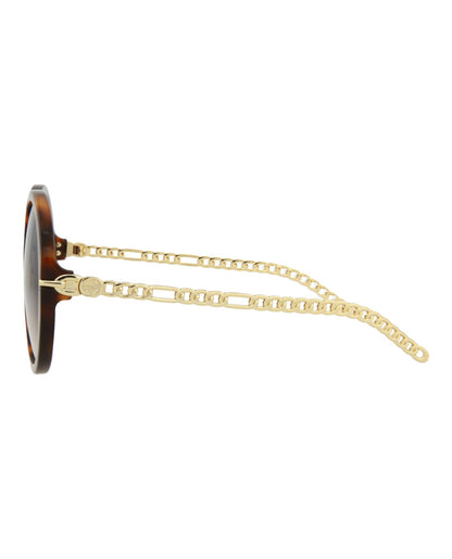 Gucci Round-Acetate Frame Sunglasses