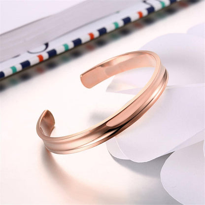 Rose Goldtone Cuff