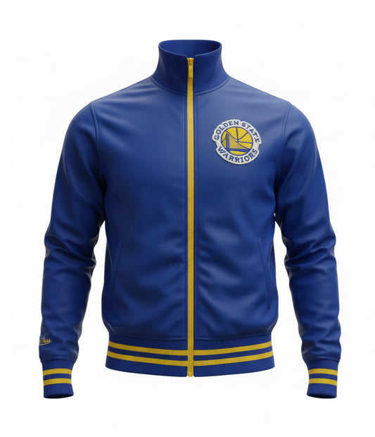 Mitchell & Ness Women's NBA Golden State Warriors Wotrack Jacket Full Zip