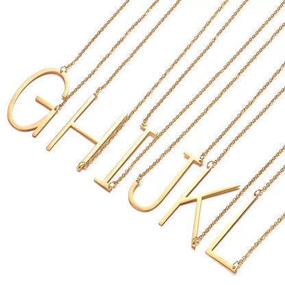 Mint & Lily Statement Initial Necklace