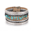 Silvertone, Teal, Silver