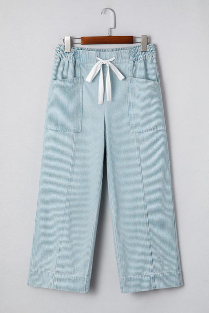 Threaded Pear Scarlett Rise Drawstring Waist Jeans