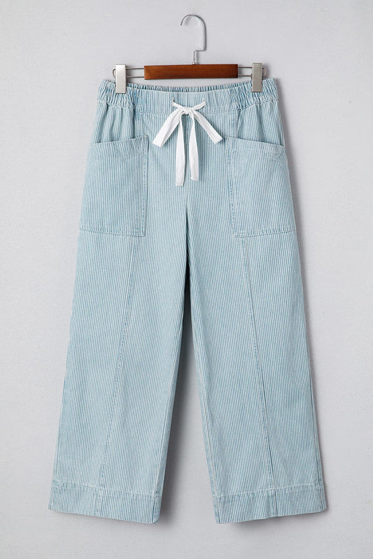 Threaded Pear Scarlett Rise Drawstring Waist Jeans