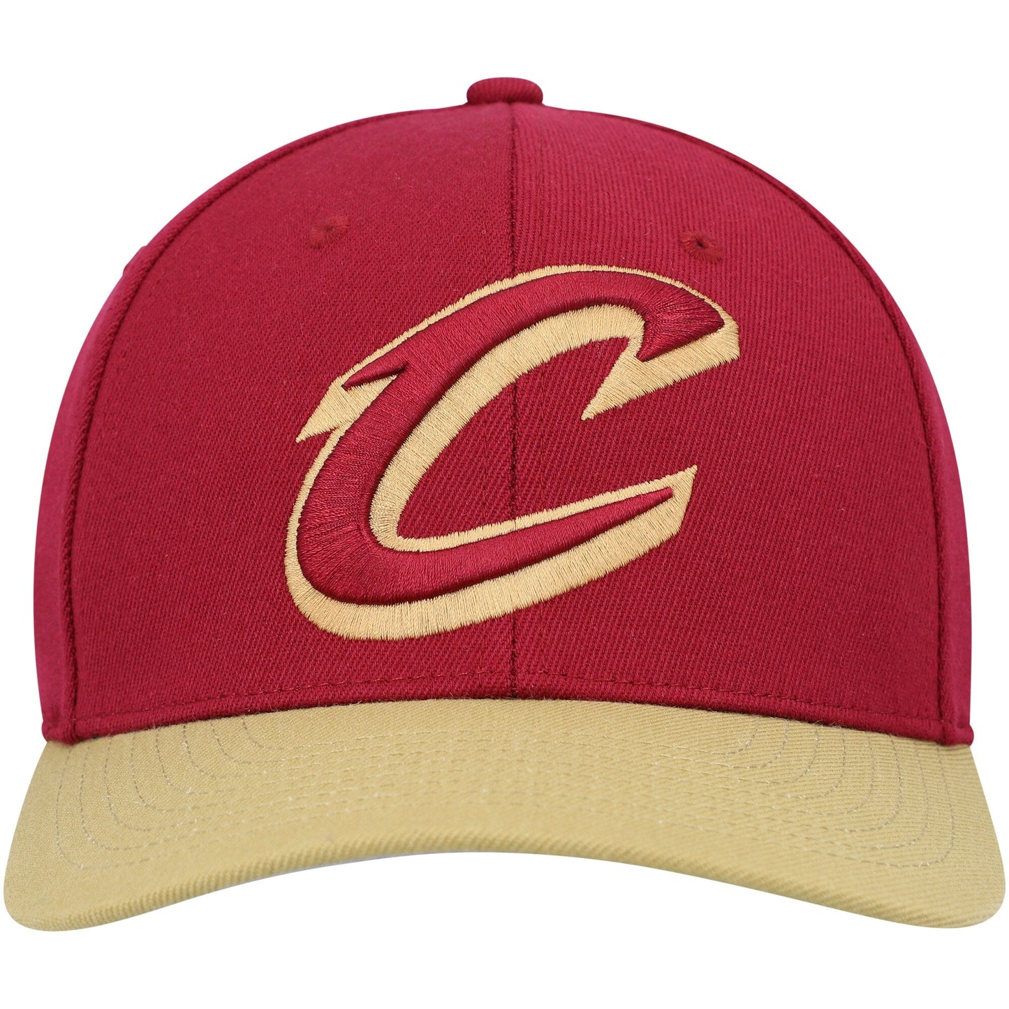 Men's Mitchell & Ness NBA Team 2 Tone 2.0 Stretch Snapback Cavaliers